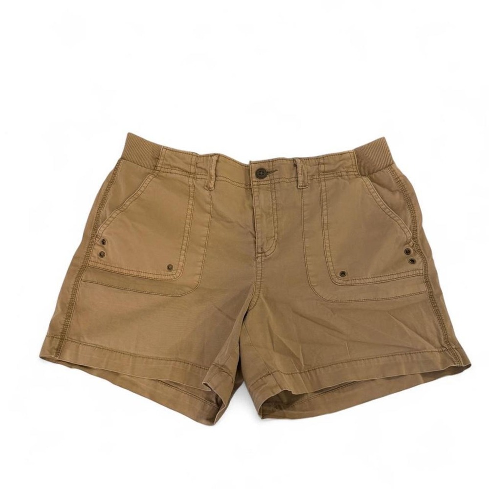 Sonoma Goods For Life Womens Khaki Utility Cargo Shorts Tan Size 10